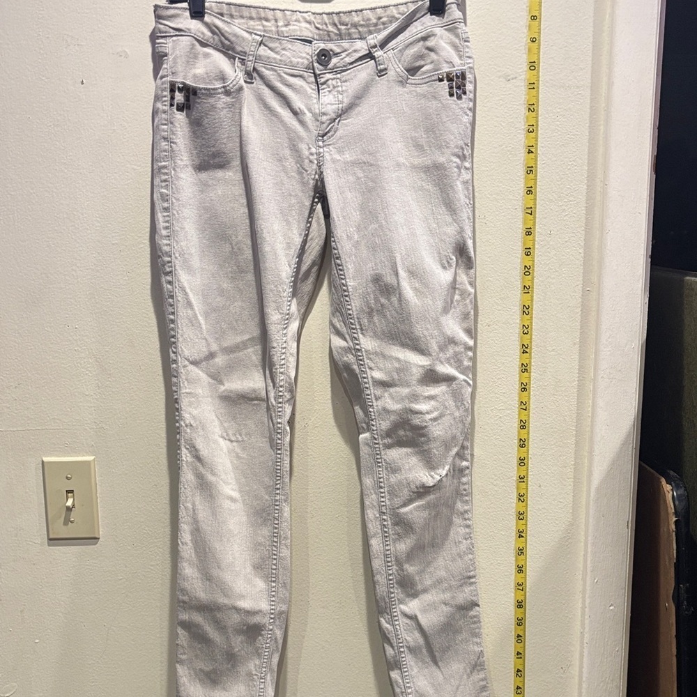 City Streets Light Gray Casual Pants
